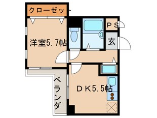 スカイウェイ洛北の物件間取画像